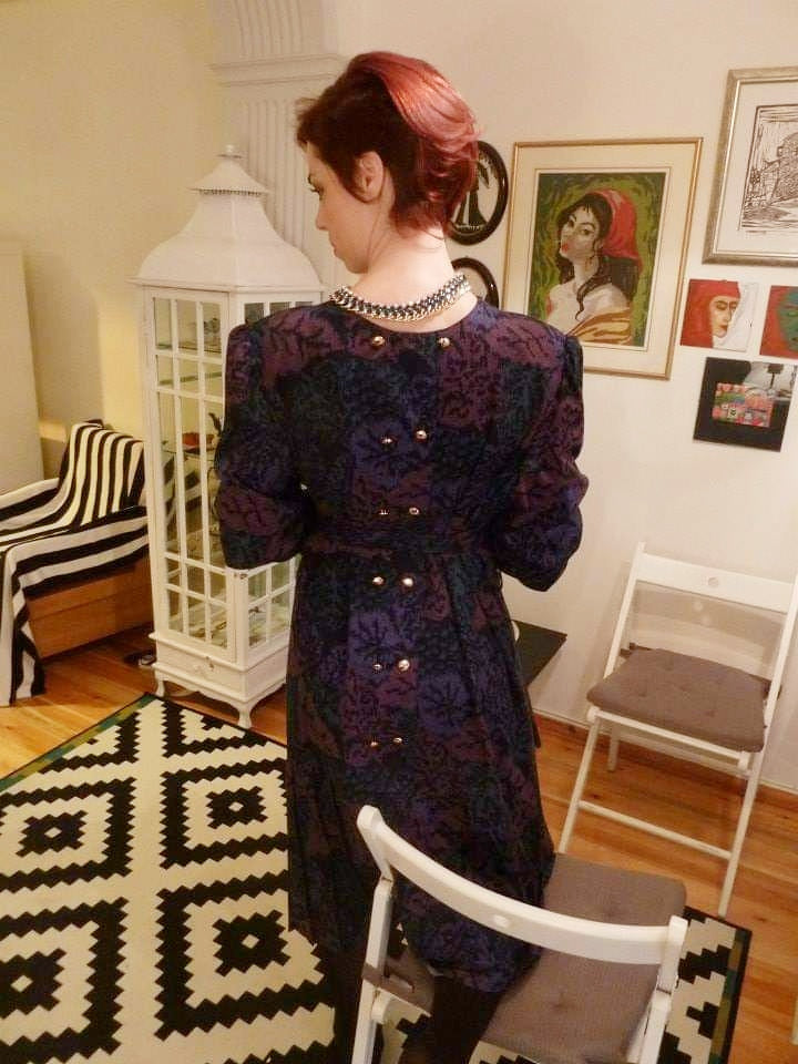 Vintage φορεμα με κουμπιά - Sofi Moukidou