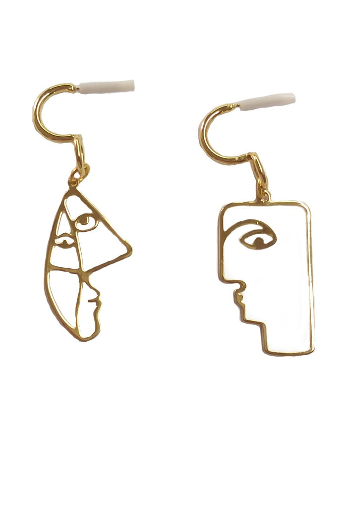 Picasso faces earrings - Sofi Moukidou
